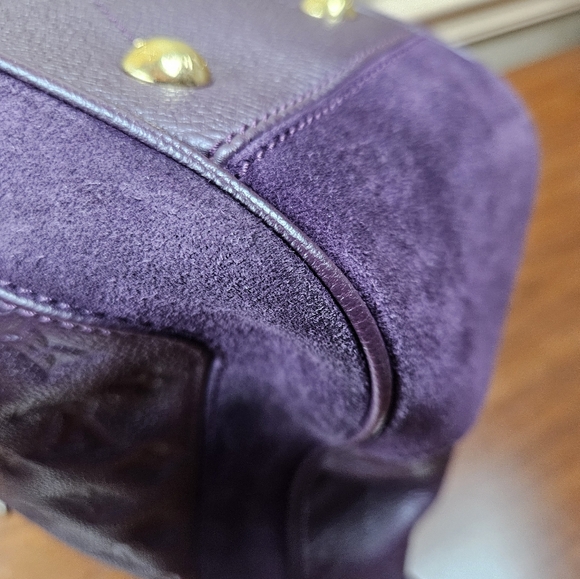 Auth Louis Vuitton Audacieuse Empreinte Suede and Leather MM - Picture 7 of 12